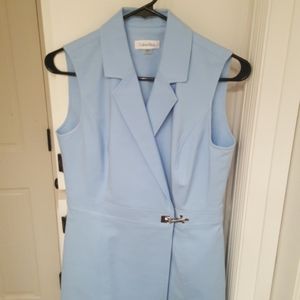 Calvin Klein baby blue dress